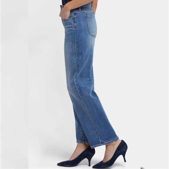 NYDJ Not Your Daughters Jemma Barrel Jeans Denim Blue High Rise Med Casual 14 - Picture 2 of 12